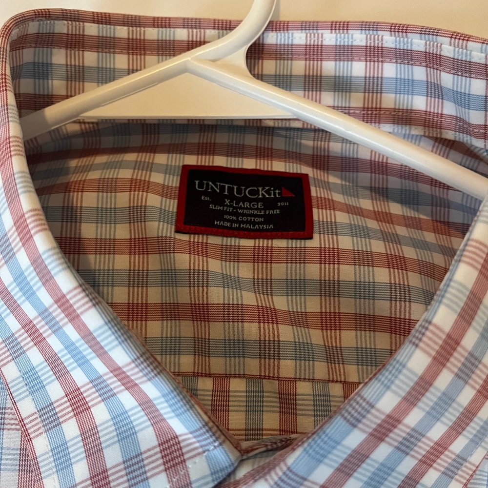 Untuckit | Dress Shirt | XL | Slim Fit